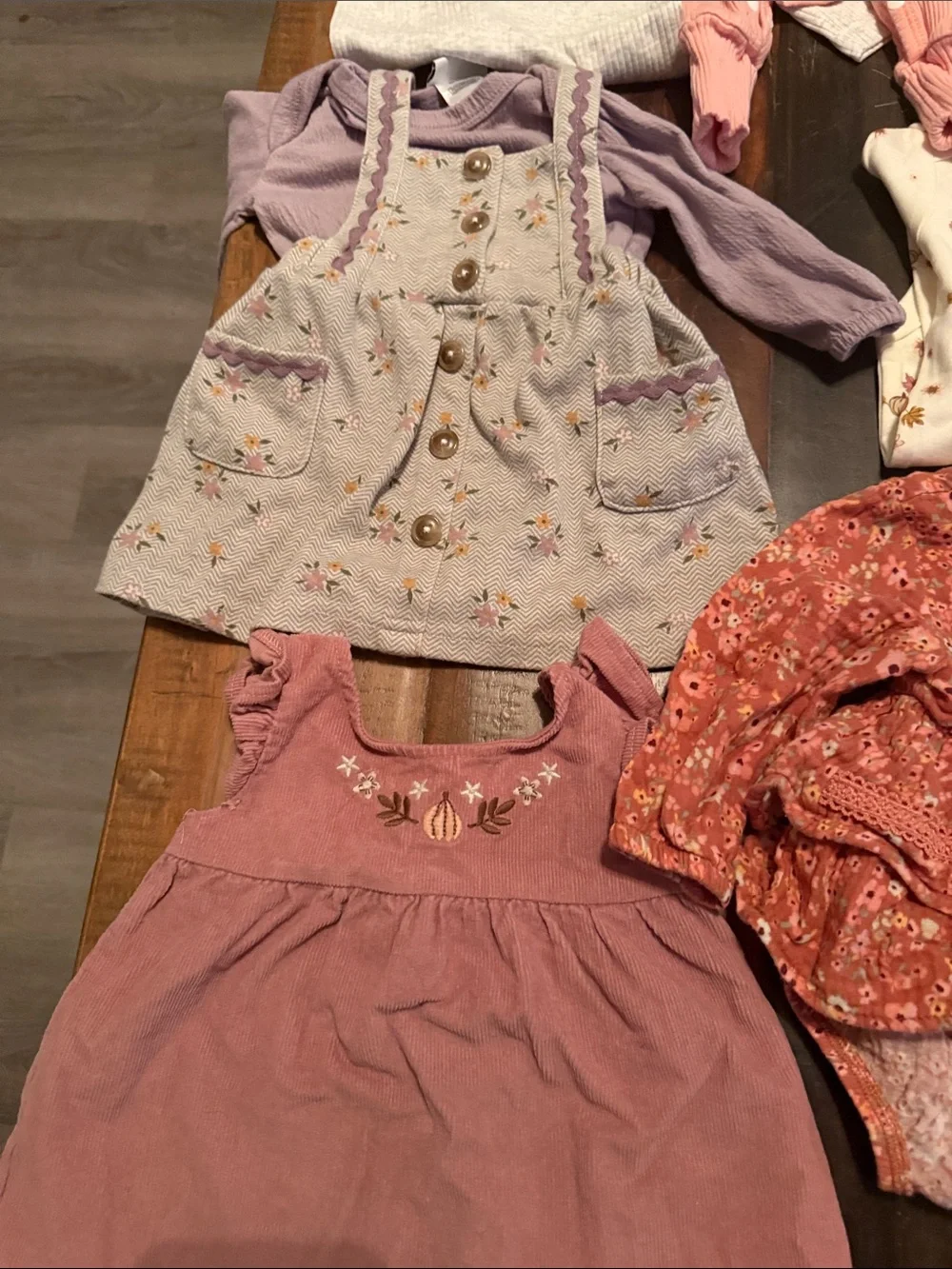 3-6 month baby girls fall clothes lot!